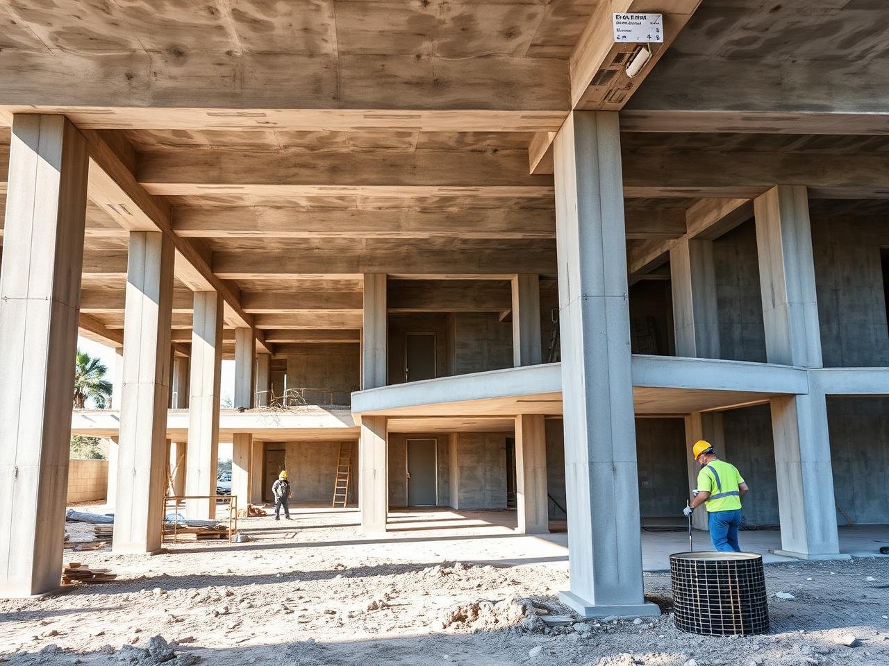 Grey Structure Progress, Lahore, Punjab